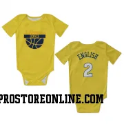 Gold Denver Nuggets  Alex English  Newborn & Infant Bodysuit