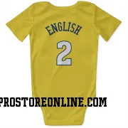 Gold Denver Nuggets  Alex English  Newborn & Infant Bodysuit