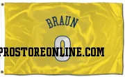 Gold Denver Nuggets  Christian Braun  Flag (3 X 5)