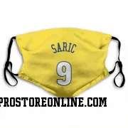 Gold Denver Nuggets  Dario Saric  Face Mask (With 2 Free PM2.5 Filters)