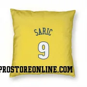 Gold Denver Nuggets  Dario Saric  Pillow Cover (18 X 18)