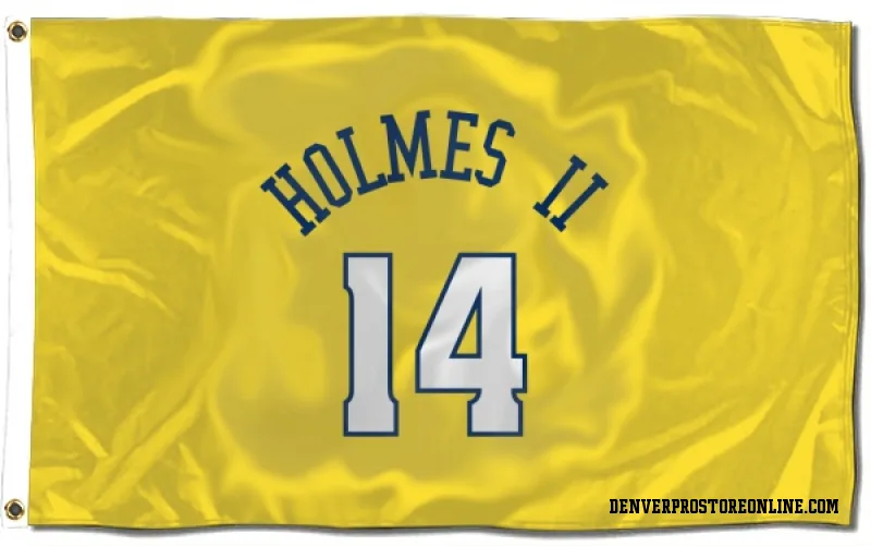 Gold Denver Nuggets  DaRon Holmes II  Flag (3 X 5)