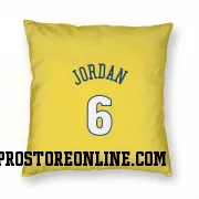 Gold Denver Nuggets  DeAndre Jordan  Pillow Cover (18 X 18)