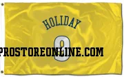 Gold Denver Nuggets  Justin Holiday  Flag (3 X 5)