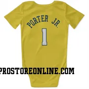 Gold Denver Nuggets  Michael Porter Jr.  Newborn & Infant Bodysuit