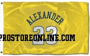 Gold Denver Nuggets  Trey Alexander  Flag (3 X 5)