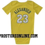 Gold Denver Nuggets  Trey Alexander  Newborn & Infant Bodysuit