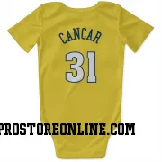 Gold Denver Nuggets  Vlatko Cancar  Newborn & Infant Bodysuit