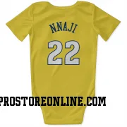 Gold Denver Nuggets  Zeke Nnaji  Newborn & Infant Bodysuit