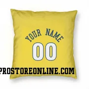 Gold Denver Nuggets Custom  Pillow Cover (18 X 18)