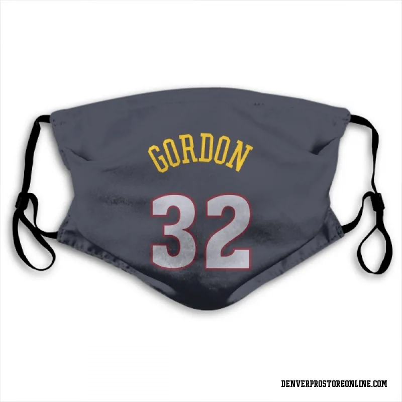 Navy Denver Nuggets  Aaron Gordon  Face Mask (With 2 Free PM2.5 Filters)