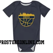 Navy Denver Nuggets  Alex English  Newborn & Infant Bodysuit