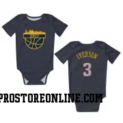 Navy Denver Nuggets  Allen Iverson  Newborn & Infant Bodysuit