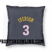 Navy Denver Nuggets  Allen Iverson  Pillow Cover (18 X 18)