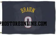 Navy Denver Nuggets  Christian Braun  Flag (3 X 5)