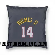 Navy Denver Nuggets  DaRon Holmes II  Pillow Cover (18 X 18)