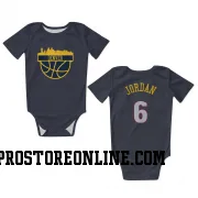 Navy Denver Nuggets  DeAndre Jordan  Newborn & Infant Bodysuit