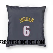 Navy Denver Nuggets  DeAndre Jordan  Pillow Cover (18 X 18)