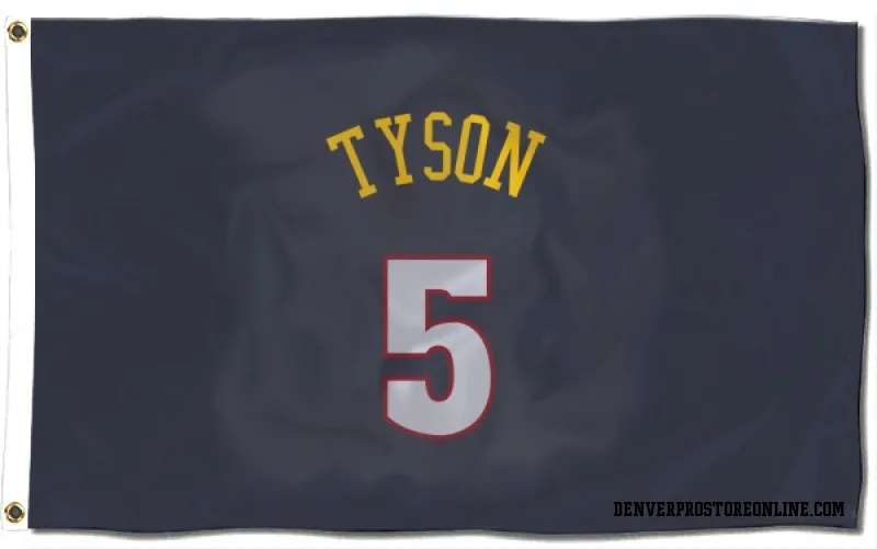 Navy Denver Nuggets  Hunter Tyson  Flag (3 X 5)