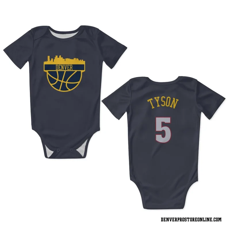 Navy Denver Nuggets  Hunter Tyson  Newborn & Infant Bodysuit