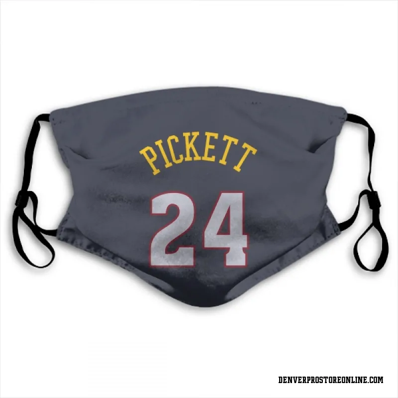 Navy Denver Nuggets  Jalen Pickett  Face Mask (With 2 Free PM2.5 Filters)