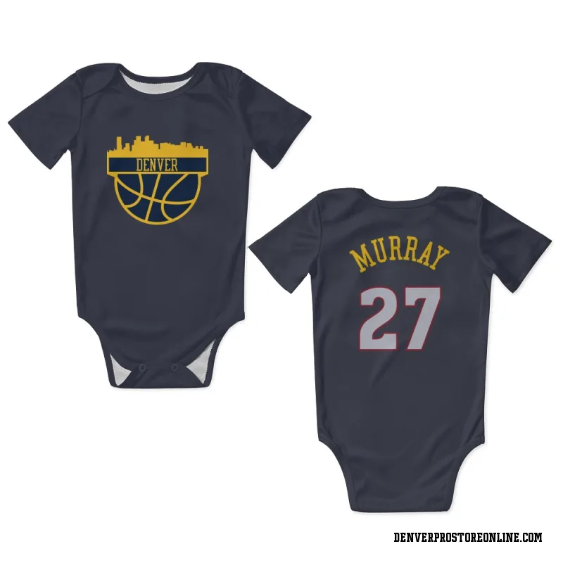 Navy Denver Nuggets  Jamal Murray  Newborn & Infant Bodysuit