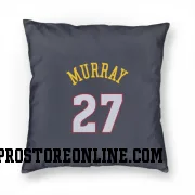 Navy Denver Nuggets  Jamal Murray  Pillow Cover (18 X 18)