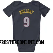 Navy Denver Nuggets  Justin Holiday  Newborn & Infant Bodysuit