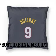 Navy Denver Nuggets  Justin Holiday  Pillow Cover (18 X 18)