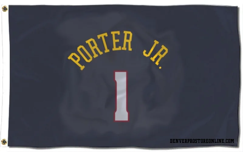 Navy Denver Nuggets  Michael Porter Jr.  Flag (3 X 5)