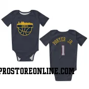 Navy Denver Nuggets  Michael Porter Jr.  Newborn & Infant Bodysuit