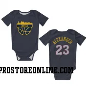 Navy Denver Nuggets  Trey Alexander  Newborn & Infant Bodysuit