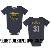 Navy Denver Nuggets  Vlatko Cancar  Newborn & Infant Bodysuit