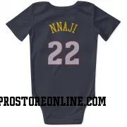 Navy Denver Nuggets  Zeke Nnaji  Newborn & Infant Bodysuit