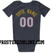 Navy Denver Nuggets Custom  Newborn & Infant Bodysuit