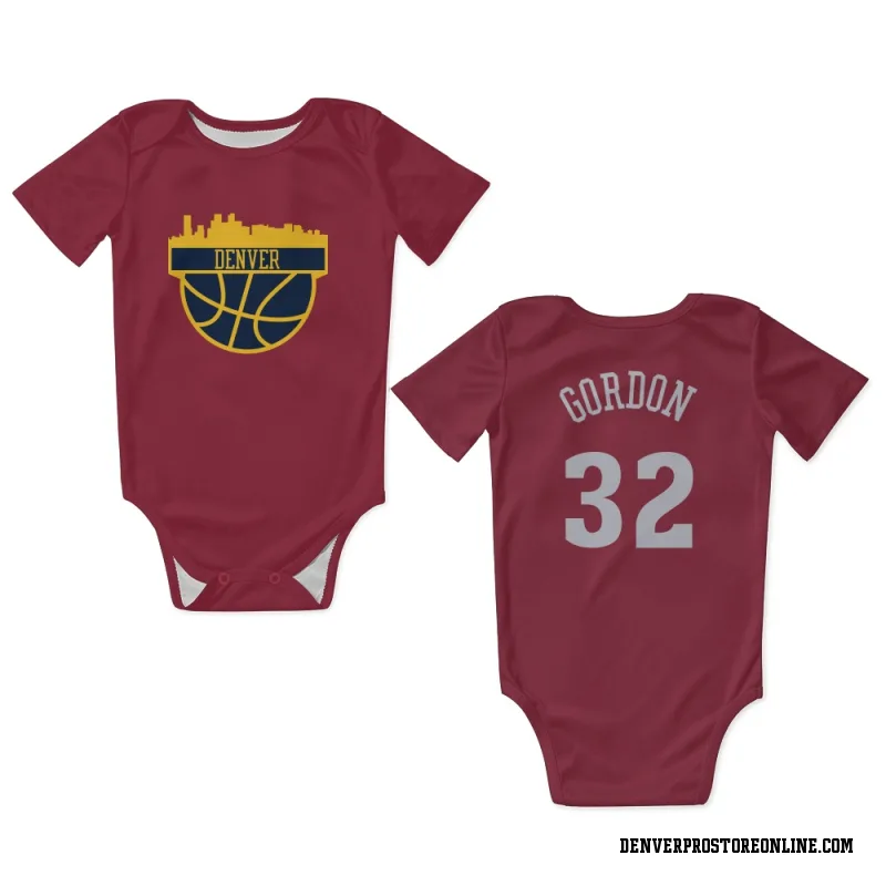 Red Denver Nuggets  Aaron Gordon  Newborn & Infant Bodysuit