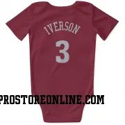 Red Denver Nuggets  Allen Iverson  Newborn & Infant Bodysuit