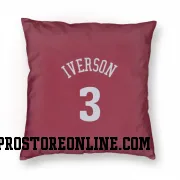 Red Denver Nuggets  Allen Iverson  Pillow Cover (18 X 18)