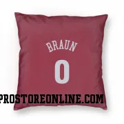 Red Denver Nuggets  Christian Braun  Pillow Cover (18 X 18)