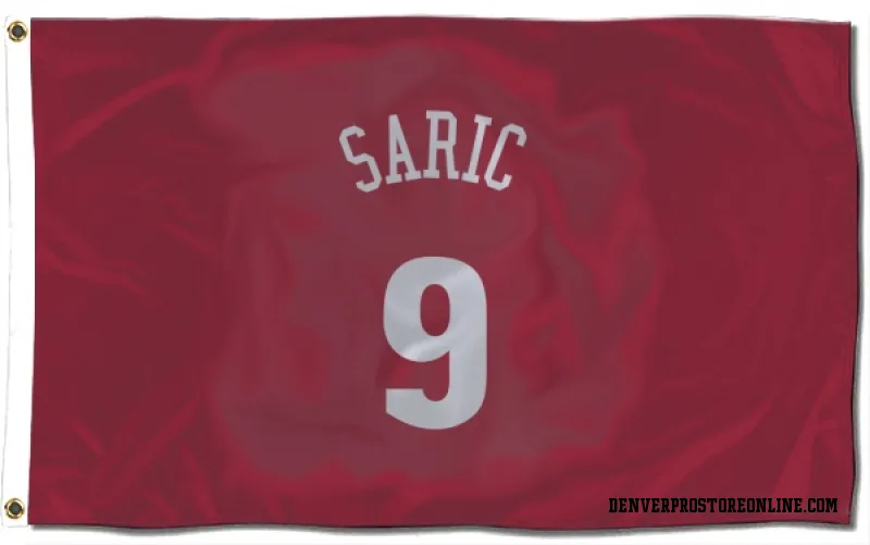 Red Denver Nuggets  Dario Saric  Flag (3 X 5)