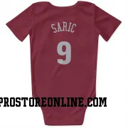 Red Denver Nuggets  Dario Saric  Newborn & Infant Bodysuit