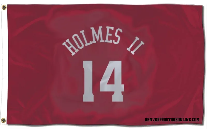 Red Denver Nuggets  DaRon Holmes II  Flag (3 X 5)