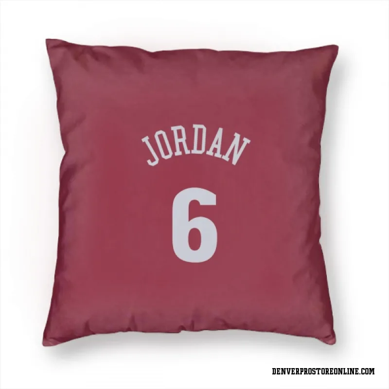 Red Denver Nuggets  DeAndre Jordan  Pillow Cover (18 X 18)