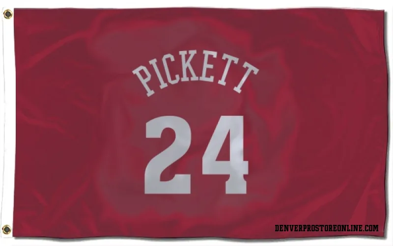 Red Denver Nuggets  Jalen Pickett  Flag (3 X 5)