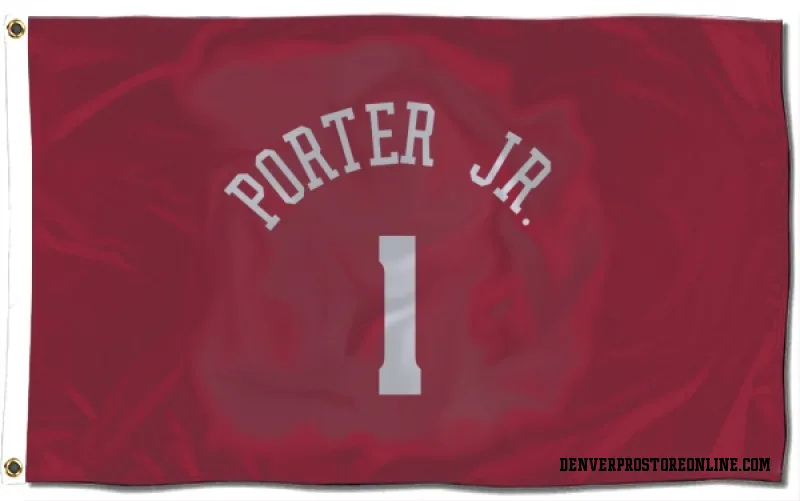 Red Denver Nuggets  Michael Porter Jr.  Flag (3 X 5)