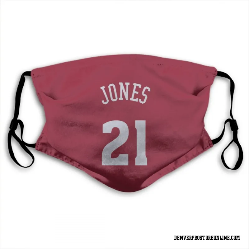 Red Denver Nuggets  Spencer Jones  Face Mask (With 2 Free PM2.5 Filters)