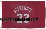 Red Denver Nuggets  Trey Alexander  Flag (3 X 5)