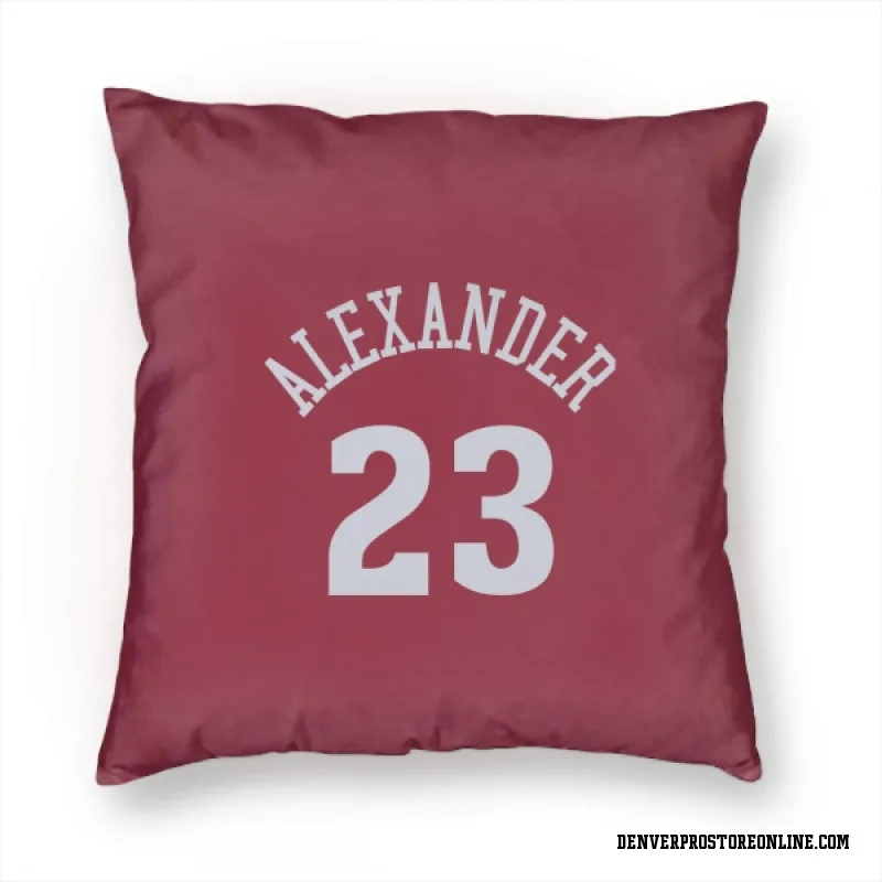 Red Denver Nuggets  Trey Alexander  Pillow Cover (18 X 18)