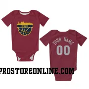 Red Denver Nuggets Custom  Newborn & Infant Bodysuit