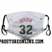 White Denver Nuggets  Aaron Gordon  Face Mask (With 2 Free PM2.5 Filters)